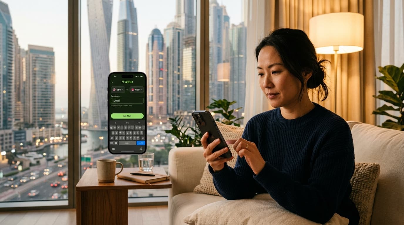 Step 2: Set a Rate Alert for Your Regular Transfer illustration